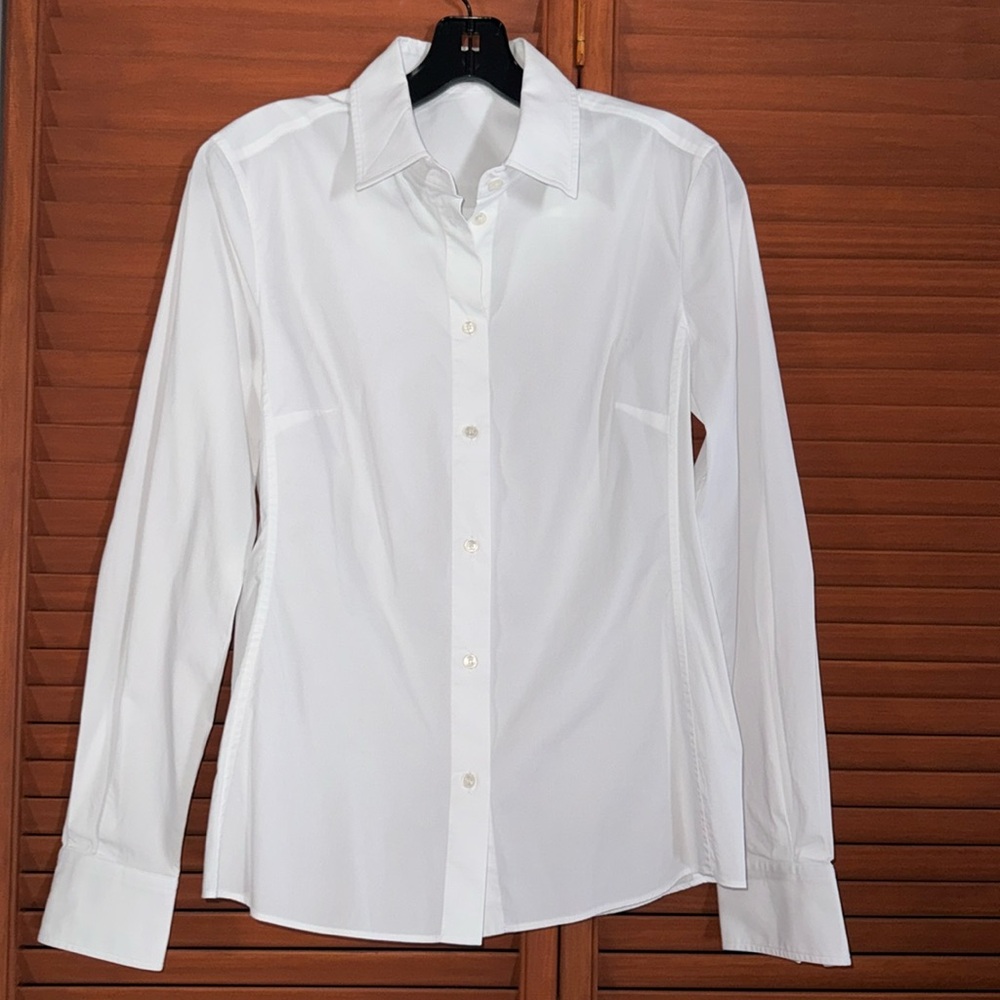 Dolce&Gabbana Poplin Classic-Fit Collared Shirt white Sz 44 (8)